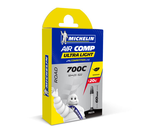 Michelin a1 aircomp ultra-light road inner tube for 28 tyres