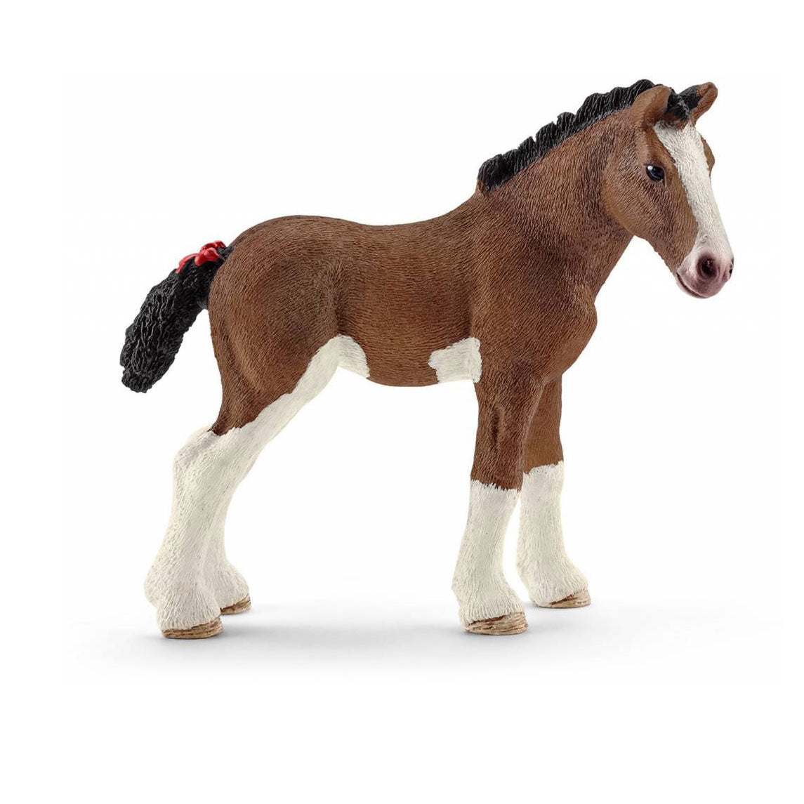 Schleich boerderij - clydesdale veulen - speelfiguur