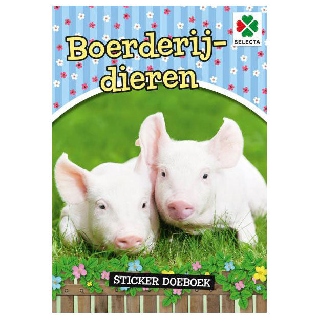 Selecta boerderijdieren sticker doeboek