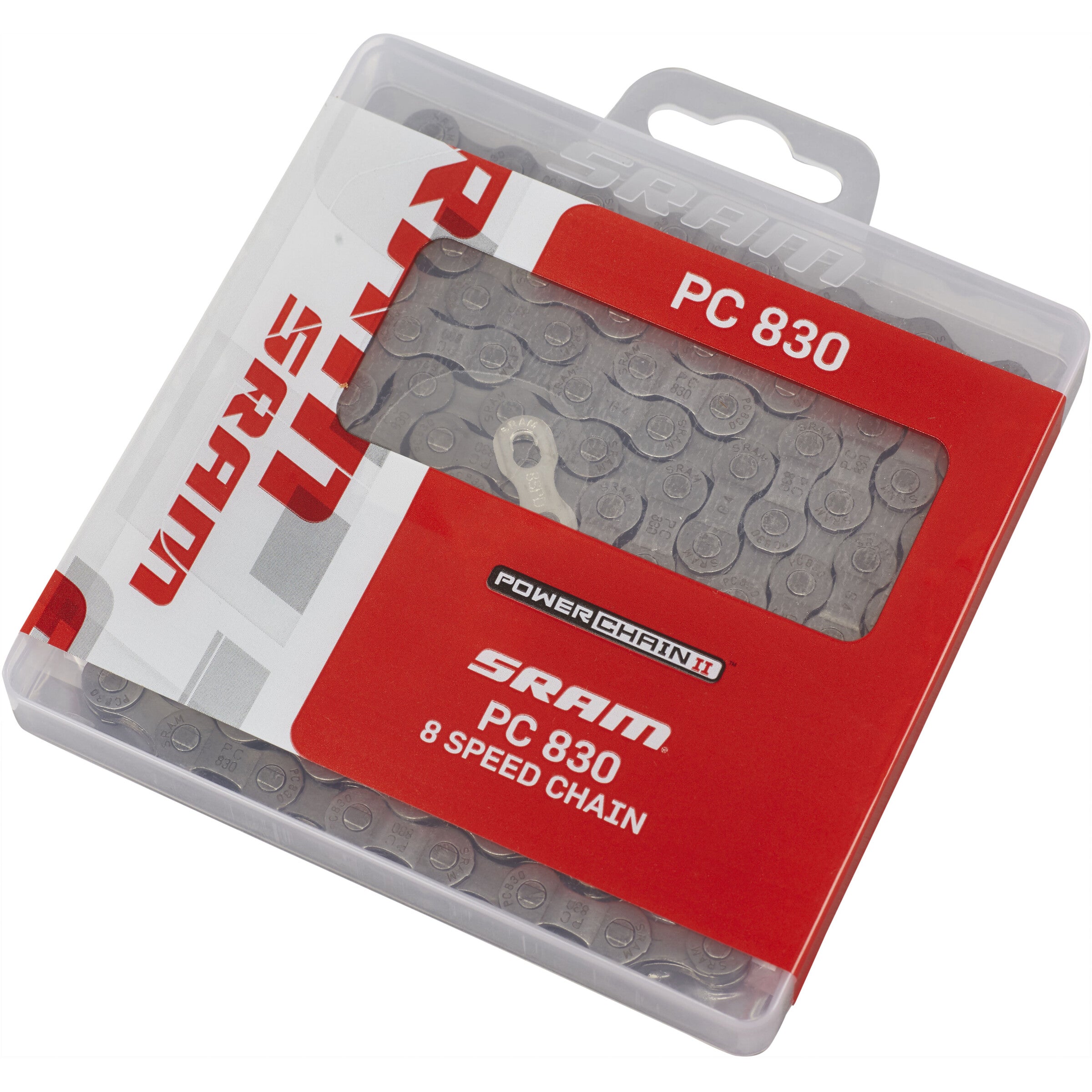 Sram kette pc 830 8-speed 114 glieder silver