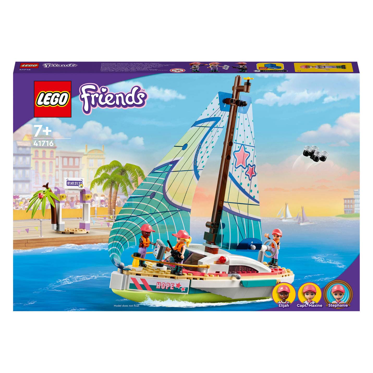 Lego friends - stephanies zeilavontuur constructiespeelgoed (41716)