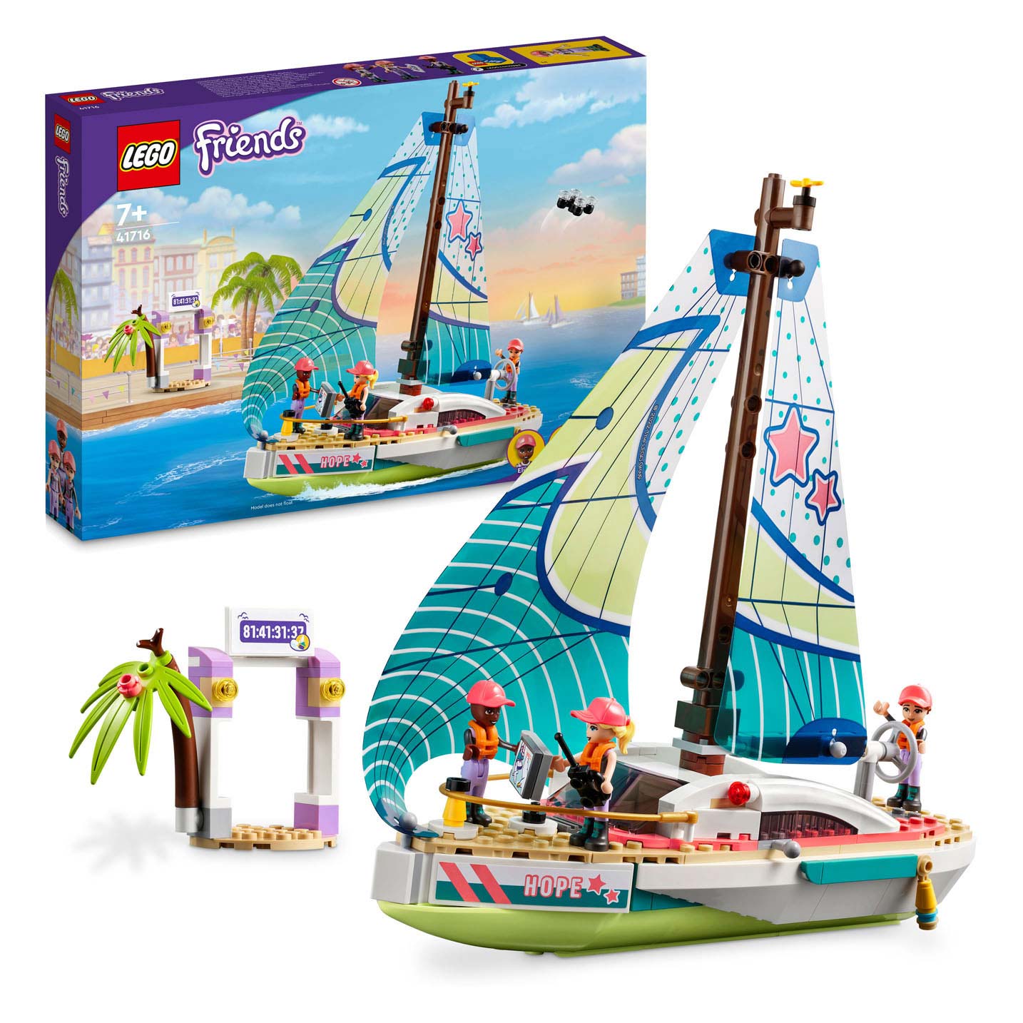 Lego friends - stephanies zeilavontuur constructiespeelgoed (41716)