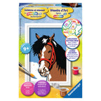 Ravensburger schilderen op nummer paardenblik - hobbypakket