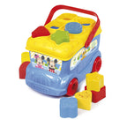 Clementoni baby – mickey mouse vormenbus – blokkendoos – babyspeelgoed – blokken voor baby vanaf 10 maanden