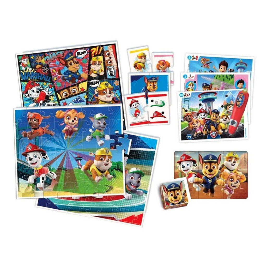 Clementoni paw patrol - super edukit - 7 spelletjes in 1 - educatief speelgoed - pratende pen - vanaf 3 jaar