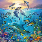 Ravensburger puzzel dieren in de oceaan - 3x49 stukjes - kinderpuzzel