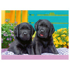 Ravensburger puzzel zwarte labradors - legpuzzel - 300 stukjes