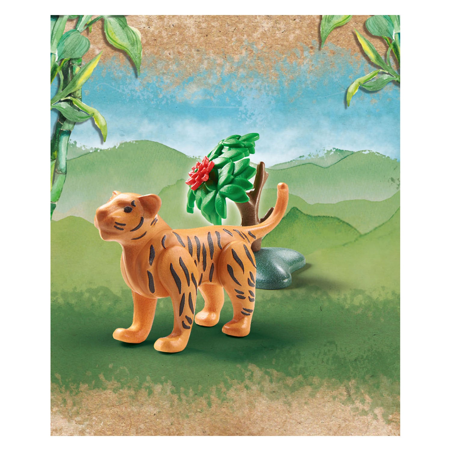 Playmobil wiltopia baby tijger. 7x12 cm