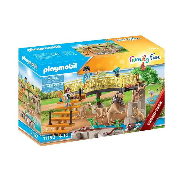 PLAYMOBIL Family Fun Leeuwen in het Buitenverblijf 71192