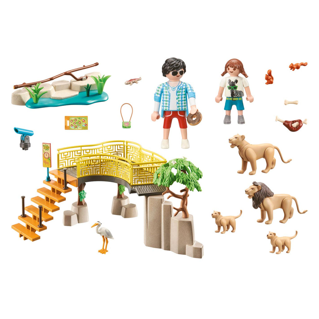 PLAYMOBIL Family Fun Leeuwen in het Buitenverblijf 71192