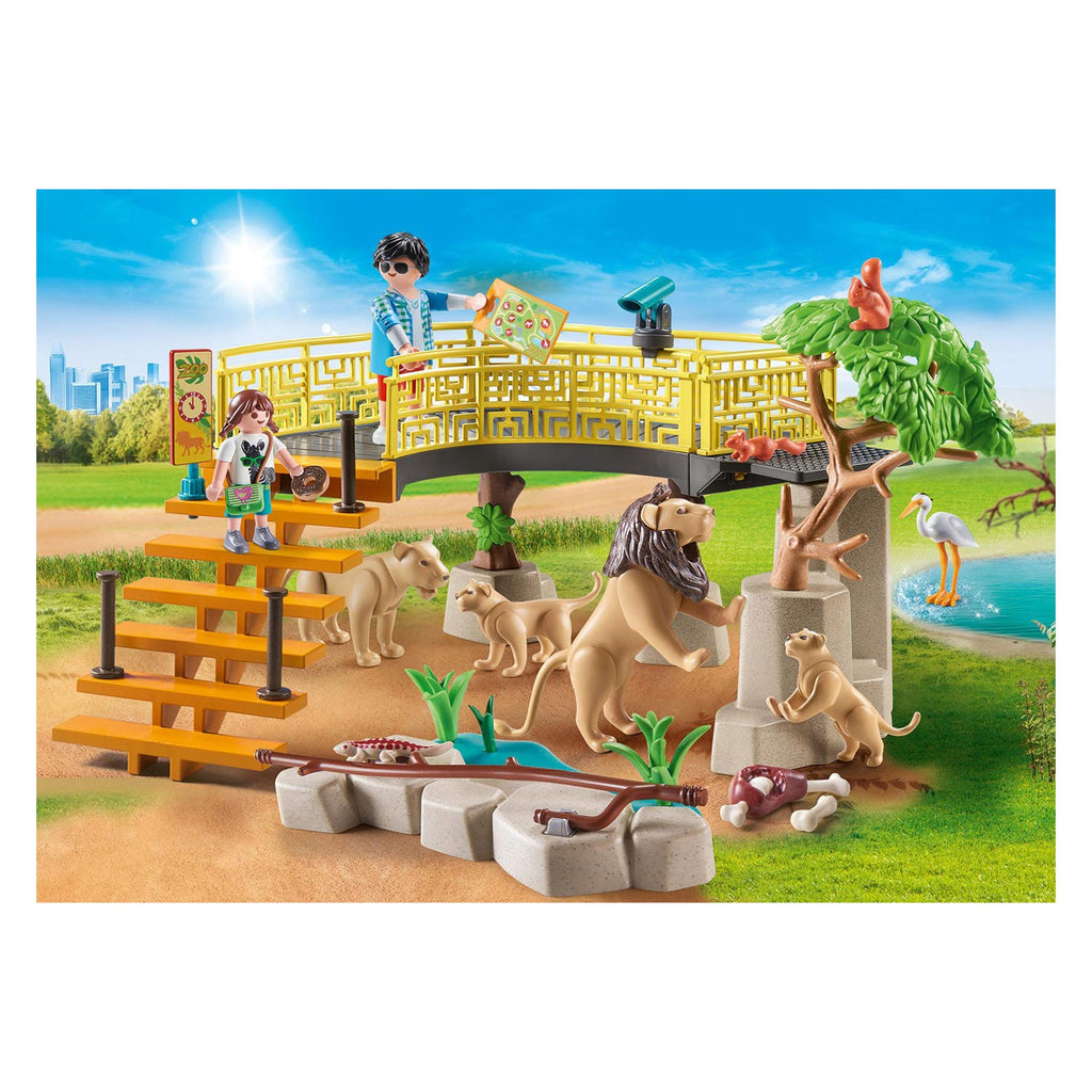 PLAYMOBIL Family Fun Leeuwen in het Buitenverblijf 71192