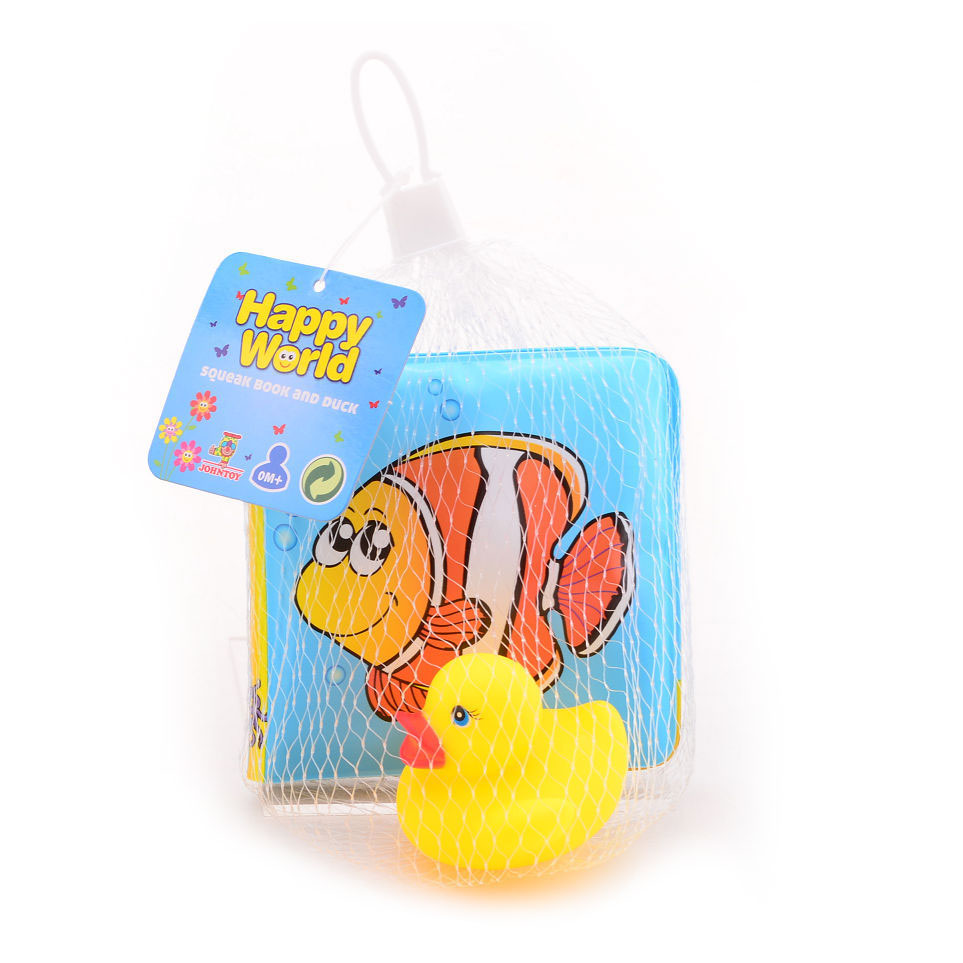 Johntoy happy world piepboekje met eend
