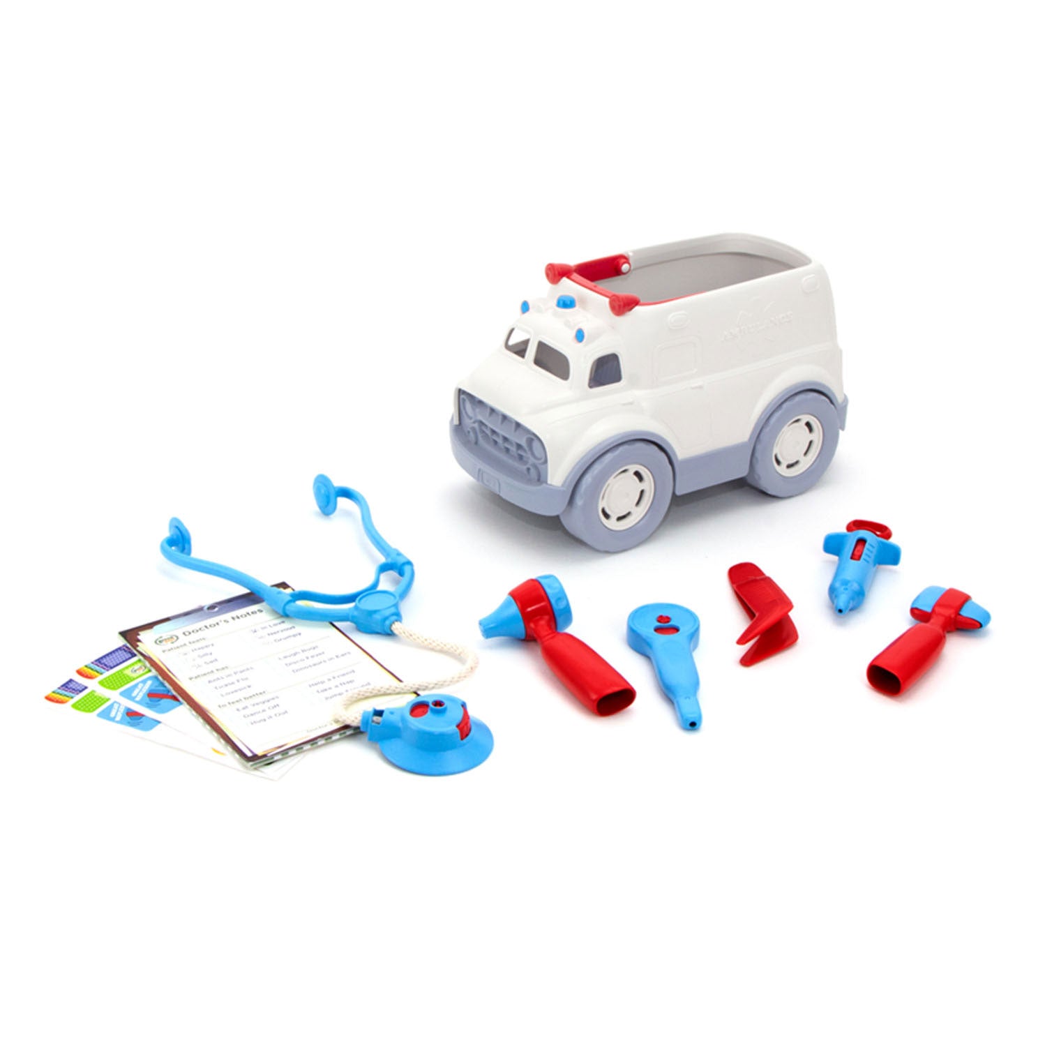 Bigjigs speelgoed ambulance dokter speelset - green toys