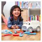 Bigjigs speelgoed ambulance dokter speelset - green toys