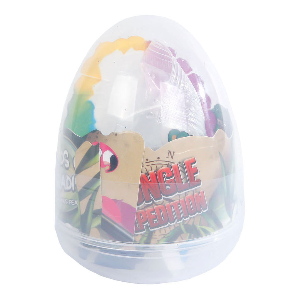Jungle expedition magische paradijs vogels in ei 8,5cm
