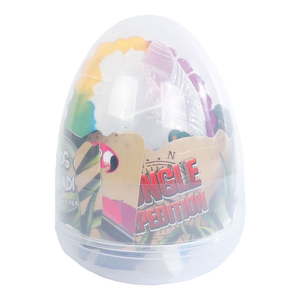 Jungle expedition magische paradijs vogels in ei 8,5cm