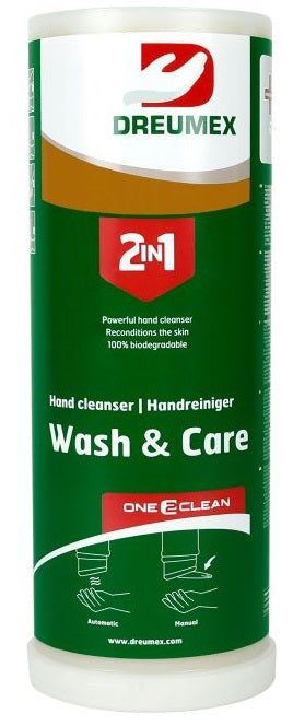 Dreumex wash care handreiniger handzeep 3 liter one2clean cartridge