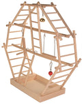 Trixie - vogelspeelgoed - speelplaats ladder - hout - 44x16x44 cm one size