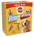 Pedigree hondensnacks - megabox - 24 x rodeo en 4 x jumbone - 780g