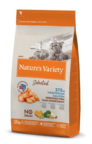 Natures variety nature's variety - selected norwegian salmon adult kattenvoer