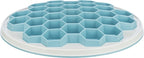 Trixie Slowfeeding plaathive kunststof tpr tpe grijs blauw