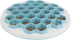 Trixie Slowfeeding plaathive kunststof tpr tpe grijs blauw