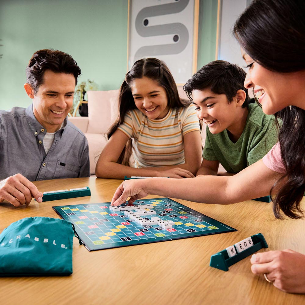 Mattel scrabble het kruiswoordpuzzel spel van