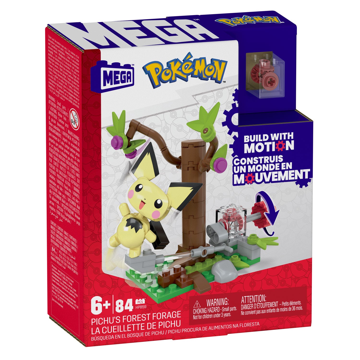 Mega construx pokemon mega bos voedsel zoeker pichus | 2 stuks