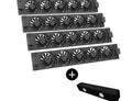Heatfan 5 - radiatorventilator quattro - zwart + smart sensor