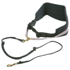 FLAMINGO FLAMINGO Hondenharnas met elastische riem Canicross zwart