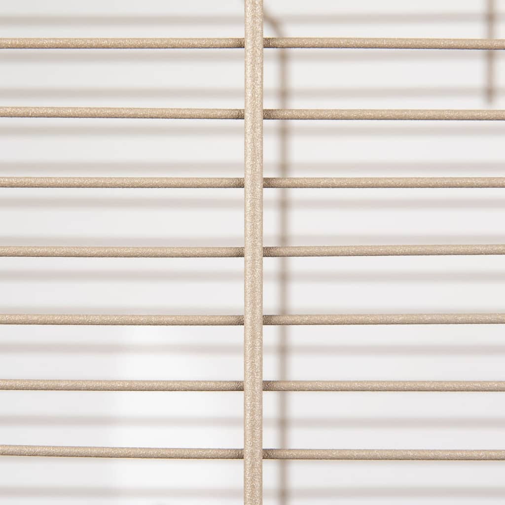 Flamingo parkietenkooi numfor 1 51x30x60 cm metallic taupe