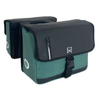 Willex Willex Fietstassen zakelijk 30 L canvas groen en zwart