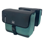 Willex Willex Fietstassen zakelijk 30 L canvas groen en zwart