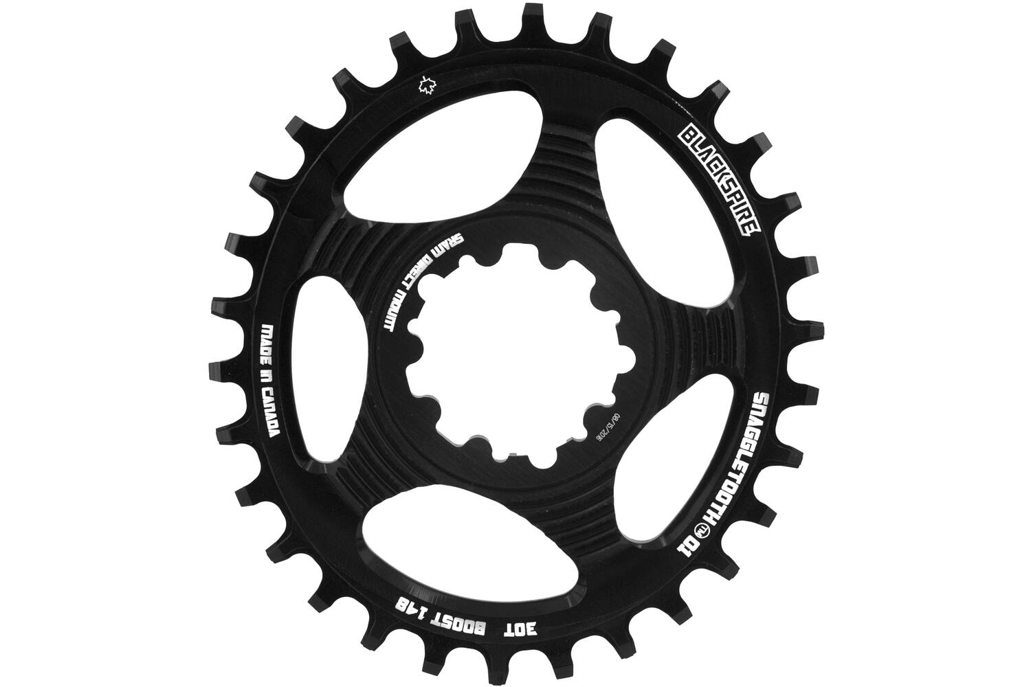 Kettingblad kettingblad snaggletooth oval sram spline 30 3mm offset boost