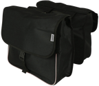Edge Dubbele fietstas Basic Shopper 32 liter 32 x 38 x 13cm (2x) zwart