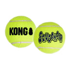 Kong Squeakair tennisbal geel met piep