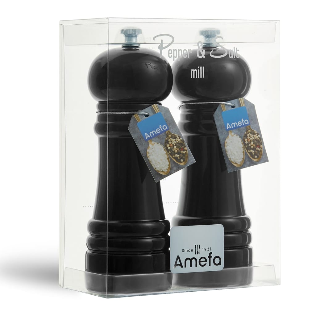 Amefa peper zout molen 2 delig zwart