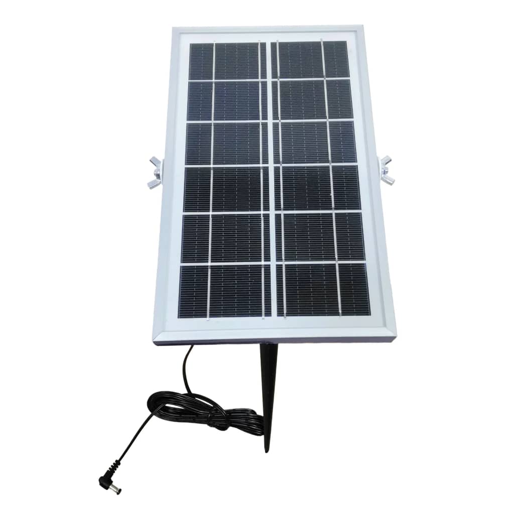 Eurotrail Zonnepaneel camping 25,5x16x10 cm zwart
