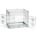 Beeztees Beeztees Hondenbench 62x44x49 cm zilverkleurig
