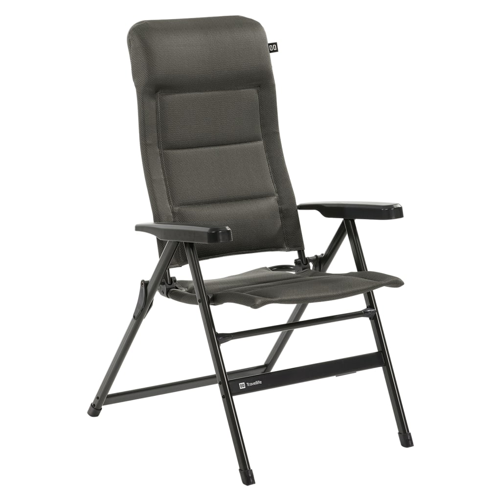 Travellife barletta standenstoel comfort l - in 7 standen verstelbaar - ventilerende en sneldrogende 2d mesh bekleding - water- en uv-bestendig
