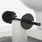 Sealskin speckles toiletborstel met houder vrijstaand - zwart