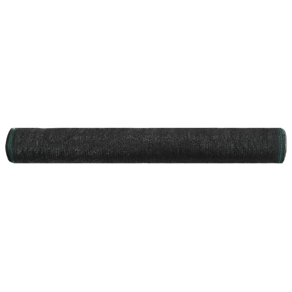 VidaXL Tennisscherm 1,8x50 m HDPE zwart