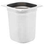 Vidaxl gastronormbakken 8 st gn 1 6 200 mm roestvrij staal