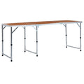 VidaXL Campingtafel inklapbaar 180x60 cm aluminium
