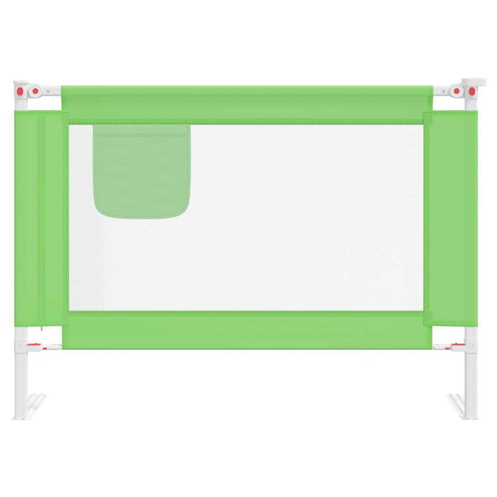 Vidaxl bedhekje peuter 90x25 cm stof groen