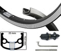 Kgs achterwiel 622 shim ryde zac 2000 zwart cass 8 9 10 speed uitval zwart zwart