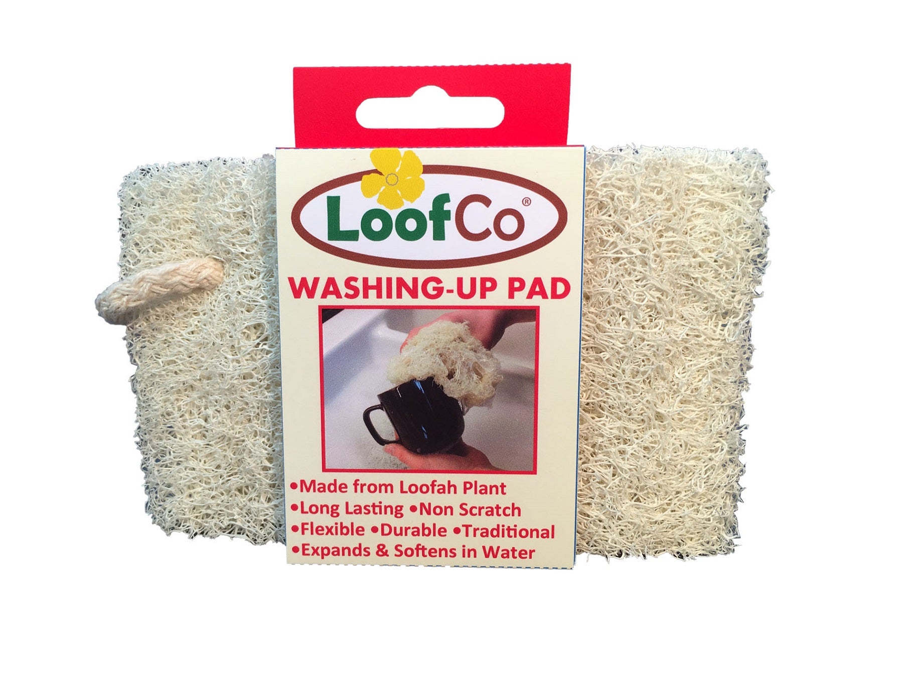 Loofco afwasspons - luffa - 1 st.