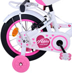 Volare Ashley Kinderfiets Meisjes 14 inch Wit Twee Handremmen
