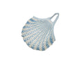 Bo weevil nettas - korte hengsels - biologisch katoen - blauw wit