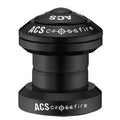 - ACS Balhoofdstel BMX 1" Crossfire zwart